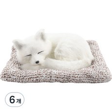 MEO汽車除濕公仔貓白狐, 1入, 6個