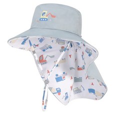 BrilleBrille 兒童頸部防護雙面防曬帽 加長型 MR-DB-FF