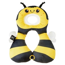 benbat 寶寶旅遊頸枕 38 x 24 x 6.5cm 1~4歲, 小蜜蜂, 1個