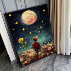 創彩 5D鑽石畫 40x30cm, 花園椅子2, 1個