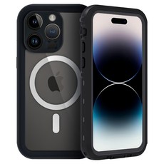 WEEK9 手機防水無縫保護殼, 1個, 黑色