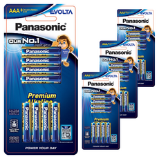 Panasonic 頂級鹼性 EVOLTA AAA電池, 8入, 4個
