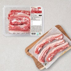 곰곰 1등급 두꺼운 칼집 삼겹살 구이용 (냉장), 1kg, 1개