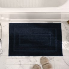 Wizdermit 超細纖維廚房浴室防滑墊, 深海軍藍