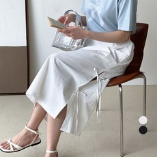 afinar 女款蝴蝶結細節防風夏季長裙