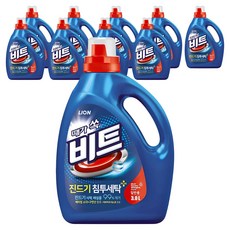 비트 진드기 침투세탁 액상세제 일반용 본품, 3L, 10개
