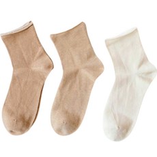 JOY MULTI 素色無壓迫孕婦襪3入組, 1組