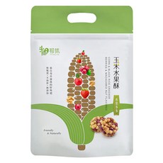 True Life 粗味 玉米水果酥 8包, 18g, 1袋