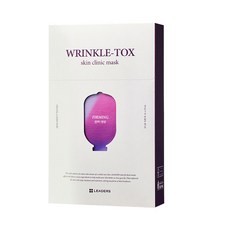 LEADERS 麗得姿 緊緻護理面膜 WRINKLE-TOX skin clinic mask, 10片, 1盒