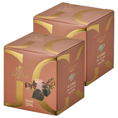 고디바 지큐브 밀크 초콜릿 7p, 56g, 2개