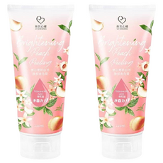 MY SCHEMING 我的心機 臉部去角質霜 嫩白蜜桃白茶, 120ml, 2件