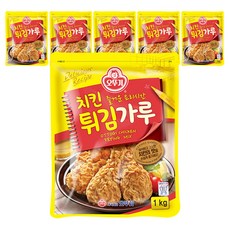 OTTOGI 不倒翁 炸雞粉, 1kg, 6個