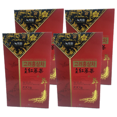 NOKCHAWON 綠茶園 高麗紅蔘茶, 3g, 100包, 4盒