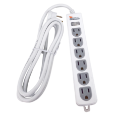 SUPERCELL 超電王 1開3P延長線, 2.7m, 白色, 1條