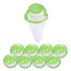 洗衣濾網 綠色, 9個