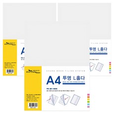 에코청운 A4 L자 홀더 파일, 투명, 150개