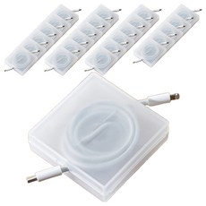 Ju and Ji 手機電線整理支架 簡約型, 半透明, 24個