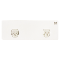 家而適 雙勾 膠片掛鉤 2in1 無痕 替換膠片組 標準雙勾 膠片設計承重15KG 產品安全承重6KG以下 台灣製造, 9424, 1個