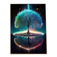 創彩 鑽石畫 能量樹 5D, 1個