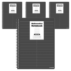 morning glory 4000 PP SP 數學筆記本 6格 16開 左翻, 隨機出貨, 4個
