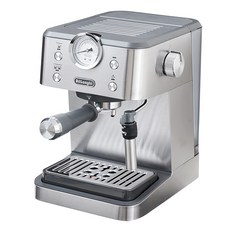 DeLonghi 迪朗奇 經典半自動咖啡機, 銀色, EM450.M