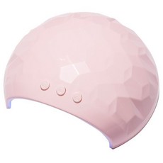 LED凝膠固化美甲燈 三檔定時 12顆 UV/LED 燈珠, 粉色, 1個