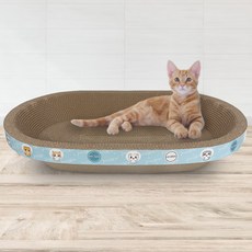 PETSMON 舒適貓抓盆 XL號, 混色, 1個