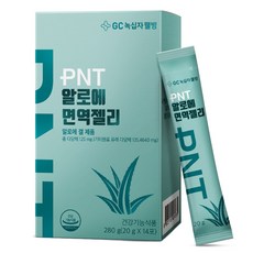 PNT 蘆薈保健果凍條 14入, 280g, 1盒