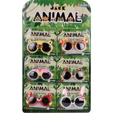 BUNNy LAND 孩童動物造型太陽眼鏡 6入組