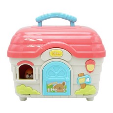 可愛小狗手提玩具屋, 混色