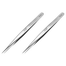 VETUS 優質不鏽鋼精密鑷子 高級 00-SA, 單色, 2個