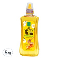 NOKCHAWON 綠茶園 精選蜂蜜, 1kg, 5個