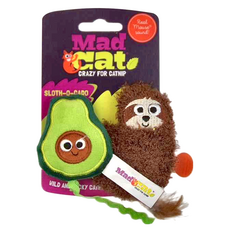 Mad Cat 酪梨&樹懶組合貓草包, CP-15201, 1個