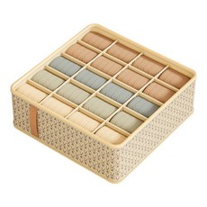 조이베리 다용도 서랍형 속옷 양말 정리함, 베이지, 1개