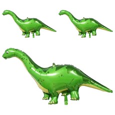 長頸龍鋁質氣球, 長頸龍 綠色, 3個