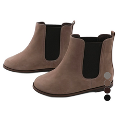 Agneau Lead Nubuck 切爾西靴