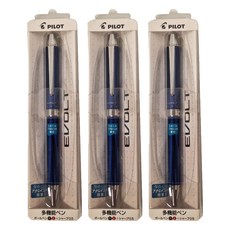 PILOT 百樂 EVOLT 2 + 1多功能筆, 藍色, 3支