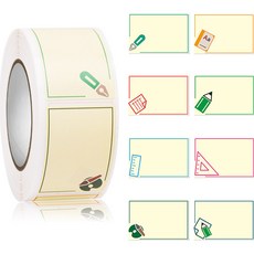 I&N 姓名捲筒貼紙, 3, 1個