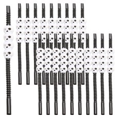 PARTYHAE 萬聖節骷髏吸管, 5入, 4個