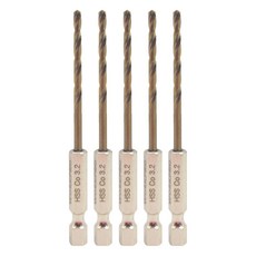 WORKPRO 六角柄含鈷不鏽鋼鑽頭 3.2mm WP400304, 5個