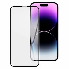 Timo iPhone 滿版 鋼化玻璃保護貼 iPhone 15 Pro 9H 防指紋 曲面貼合 高清透明 黑邊 1個 除塵貼紙、酒精棉片