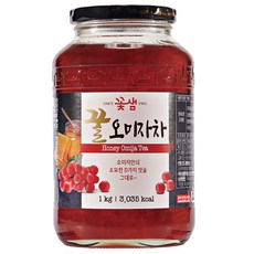 Kotsam 花泉 傳統茶 蜂蜜五味子茶 大容量 家庭適用, 1kg, 1罐