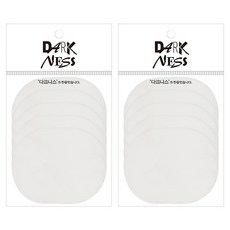 暗黑潔麵粉撲 5p, 白色, 2個