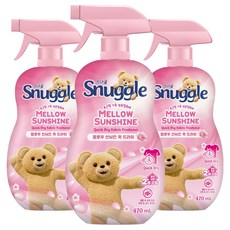 Snuggle 熊寶貝 Mellow Sunshine 快乾衣物織品除臭劑 正裝, 3個, 470ml
