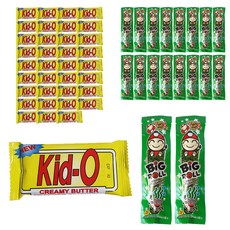 Kid-O 日清三明治餅乾 奶油口味 15g 36入 +小老闆海苔捲 經典口味 3g 18入, Kid O 奶油黃油 36p + 桃肯諾伊經典大卷 18p, 2組