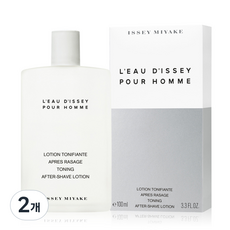 이세이미야케 로디세이 뿌르 옴므 애프터 쉐이브 로션, 2개, 100ml