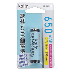 Kolin 歌林 650mAh鋰電池 KB-DLA01, 1個, 1入