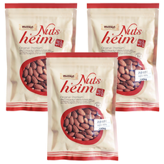 웰넛 자연두레 구운 아몬드, 200g, 3개