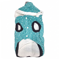 SassyDog 點點針織外套, 綠色, 1件