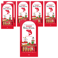 Chogong 朝貢 5km stick 營養蔬果肉泥 含高水量及豐富營養, 鮭魚, 56g, 6袋